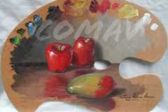 Manzanas y mango (Paleta)