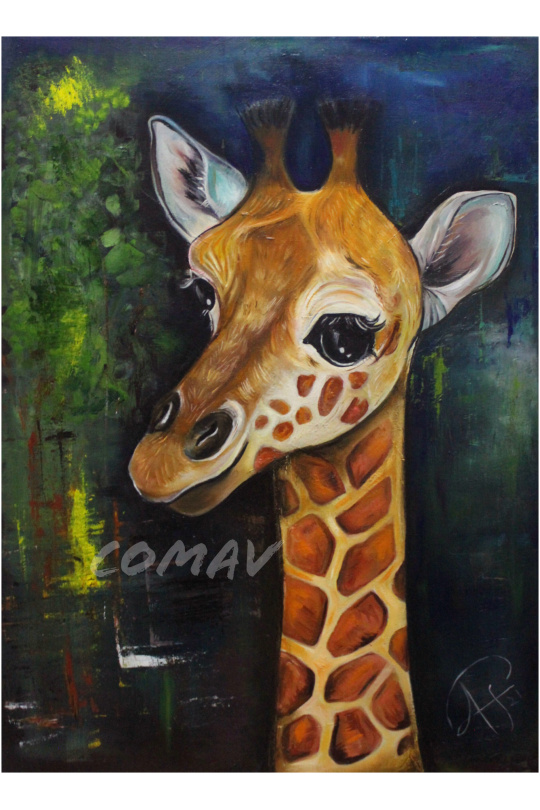 Jirafa enamorada