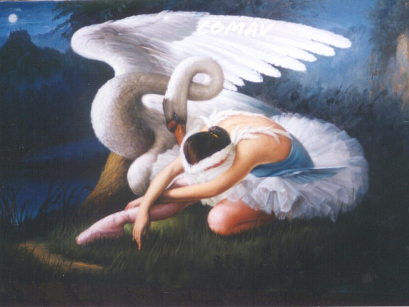 La muerte del cisne (Recreación de museo)