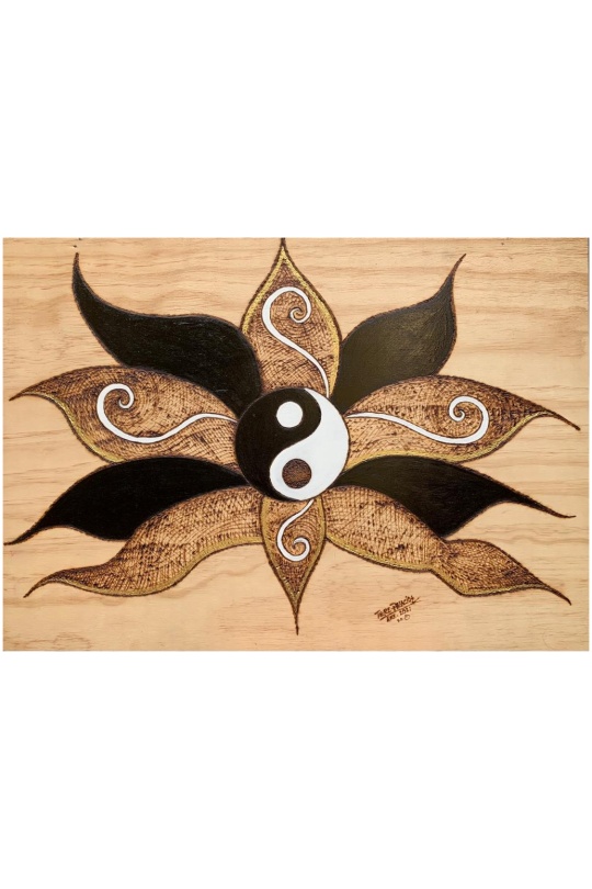 Flor de loto Yin-Yang (de la serie Luz mística)